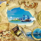 Miniatura fototapety Piratenschatzkarte