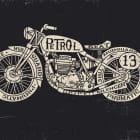 Miniatura fototapety Retro-Motorrad