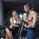 Miniatura fototapety Paar im Fitnessstudio