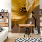 Miniatura fototapety Bronzeblume we wnętrzu salonu