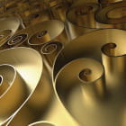 Miniatura fototapety Goldene Locken 3D