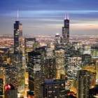 Miniatura fototapety Später Abend in Chicago