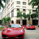 Miniatura fototapety Wunderschöner roter Ferrari