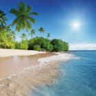 Miniatura fototapety Großer sonniger Strand