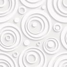 Miniatura fototapety Weißes Kreismuster