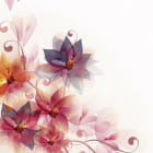 Miniatura fototapety Illusionäre Blumen