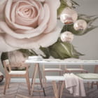Miniatura fototapety Zarte Rose we wnętrzu kuchni