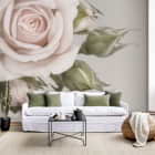 Miniatura fototapety Zarte Rose we wnętrzu salonu