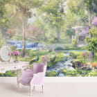 Miniatura fototapety Blühender Garten we wnętrzu przedpokoju