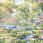 Miniatura fototapety Blühender Garten