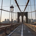 Miniatura fototapety Fußgängerbereich der Brücke