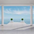 Miniatura fototapety Reiches Haus am Meer
