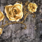 Miniatura fototapety Goldene Rosen 3D
