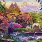 Miniatura fototapety Märchenlandschaft