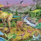 Miniatura fototapety Raubdinosaurier