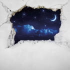 Miniatura fototapety Sternenhimmel hinter der Wand
