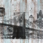 Miniatura fototapety Zeichnung der Brooklyn Bridge