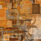 Miniatura fototapety Orangefarbene Abstraktion