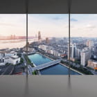 Miniatura fototapety Blick aus dem Fenster der Metropole