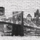 Miniatura fototapety Brücke auf einer Mauer