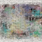 Miniatura fototapety Megapolis-Zeichnung an der Wand