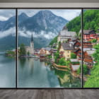 Miniatura fototapety Fenster in den Alpen
