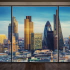 Miniatura fototapety Fenster mit Blick auf London