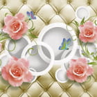 Miniatura fototapety Rosen und Ringe 3D