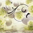 Miniatura fototapety Rosen und Kugeln