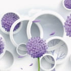 Miniatura fototapety Lila Blüten und Ringe
