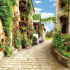 Miniatura fototapety Straße im Dorf