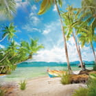 Miniatura fototapety Tropische Strandzeichnung