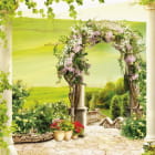 Miniatura fototapety Blumenbogen in der Nähe des Parks