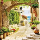 Miniatura fototapety Gepflasterte Straße in Spanien