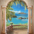 Miniatura fototapety Bogen und Säulen am Meer
