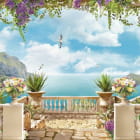 Miniatura fototapety Steinterrasse am Meer