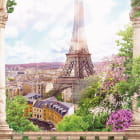 Miniatura fototapety Balkon mit Blick auf Paris