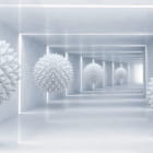 Miniatura fototapety Kugeln im Tunnel