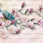 Miniatura fototapety Pfauen und Magnolien