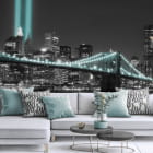 Miniatura fototapety Lichter der Brooklyn Bridge we wnętrzu salonu