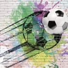 Miniatura fototapety Fußball-Graffiti