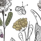 Miniatura fototapety Wiesenblumen zeichnen fragment # 1