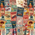 Miniatura fototapety Bunte Plakate