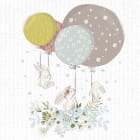 Miniatura fototapety Hasen auf Luftballons