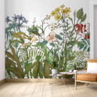 Miniatura fototapety Unbefleckte Wildblumen we wnętrzu salonu