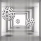 Miniatura fototapety Kugeln im weißen Korridor