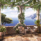 Miniatura fototapety Sommerterrasse am Meer
