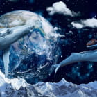 Miniatura fototapety Weltraumwale