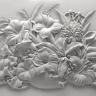 Miniatura fototapety Flachreliefblumen