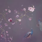 Miniatura fototapety Pfauen und Blumen